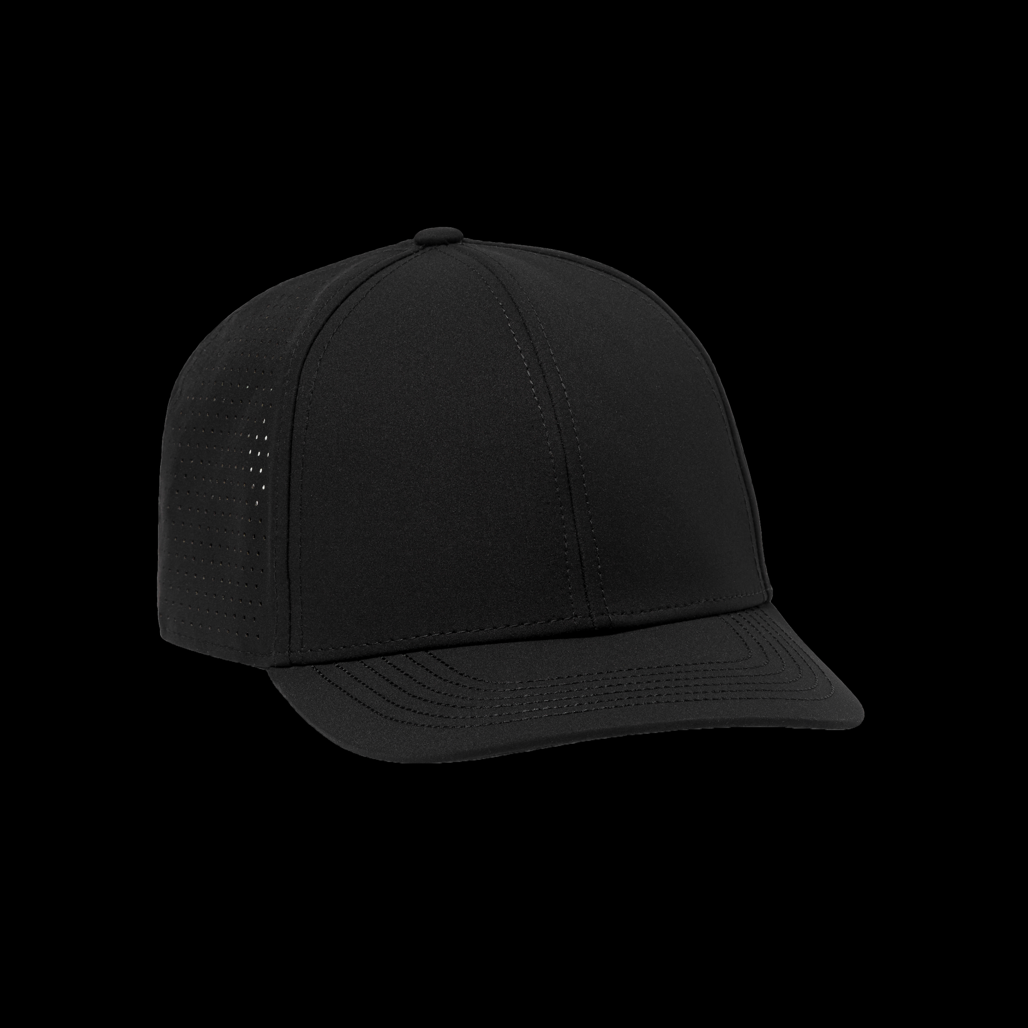 Jet Black (6 Panel) | Luna Collective Jet Black (6 Panel) | Luna Collective